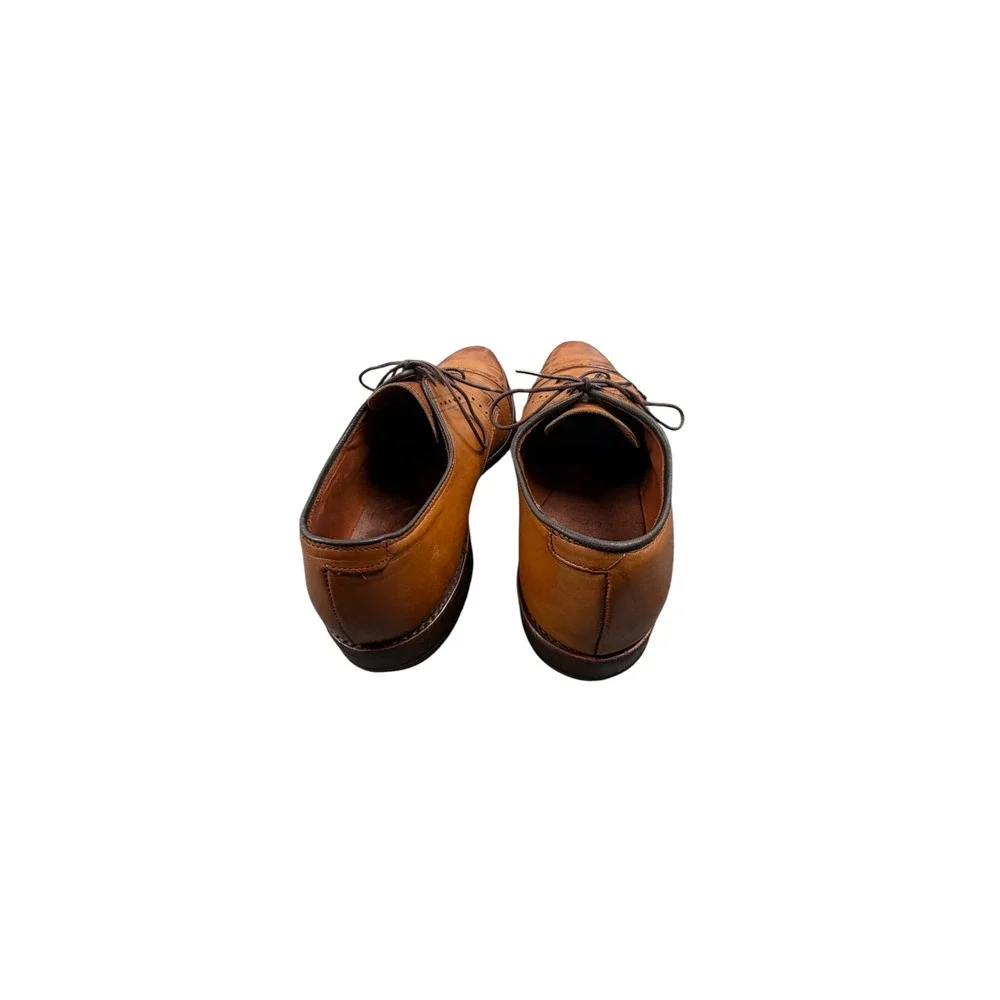 Allen Edmonds Clifton Men's Derby Oxford Walnut Leather Cap Toe Shoe 12 D